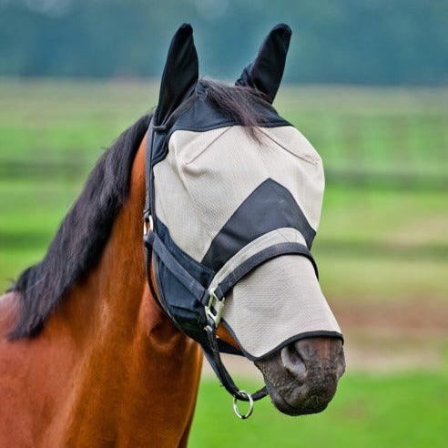 UV Fly Mask with Long Nose Flap