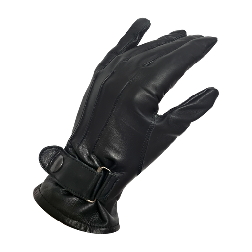 Gloves Leather Black