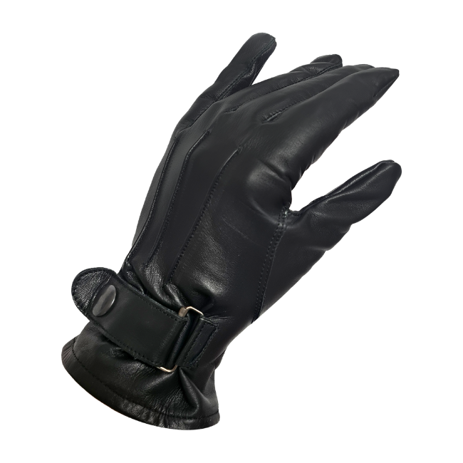 Gloves Leather Black