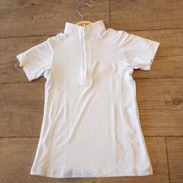 Kiddies Short Sleeve Show Shirt White