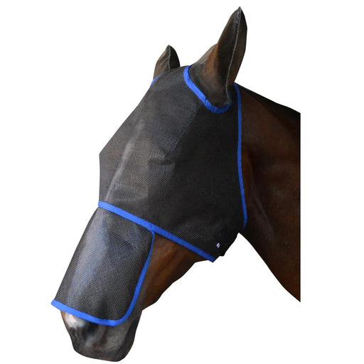 Fly Mask with Ear Pockets and Nose Flap