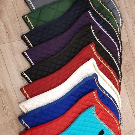 GP Square Numnah with Double Piping