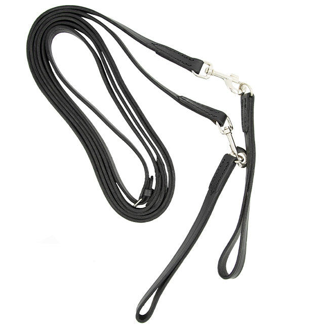 Leather Running Reins with Clips