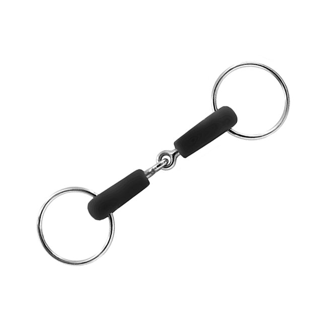 Loose ring Snaffle rubber jointed