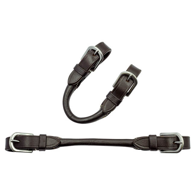 Rein Connectors, rolled leather